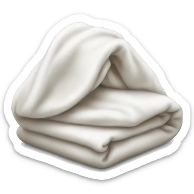 WHITE BLANKET sticker