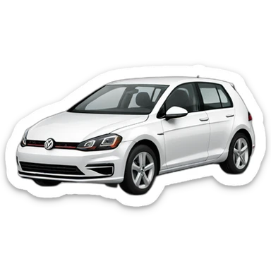 Volkswagen golf sticker