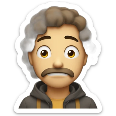 Shh I'm mewing sticker