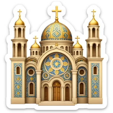 Byzantine church sticker
