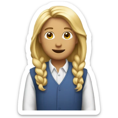 an emoji which shows the text: 𝑽𝑯 sticker