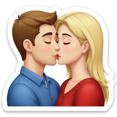 Kissing boyfriend sticker