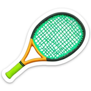 thick padel racket sticker