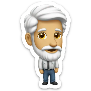 pedindo ajuda com carinho sticker