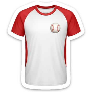 franela de beisbol sticker