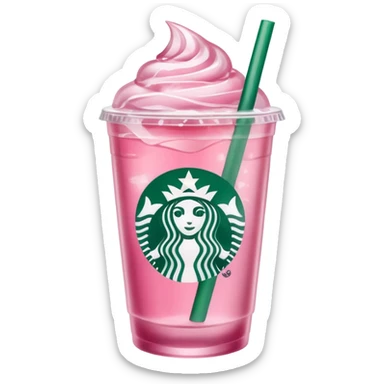 starbucks pink drink sticker