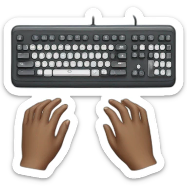 Teclado gamer sticker