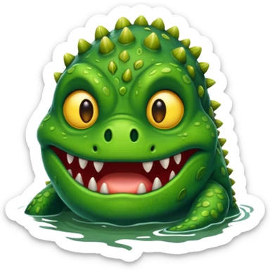 swamp monster sticker