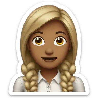 single woman in a country sticker