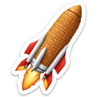 Stroppwafel rocket  sticker