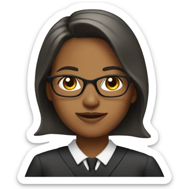 a female lawyer sticker