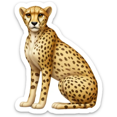 Cheetah  sticker