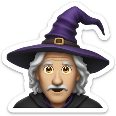 witch man sticker