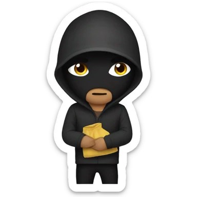 A robber emoji sticker