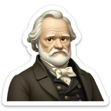 Victor hugo sticker