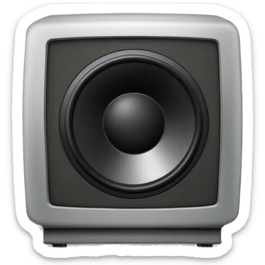 recording studio monitor  sticker