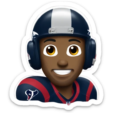 Houston Texans quarterback  sticker