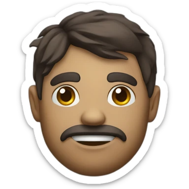 Character for a mini game maker platform (oo) called boo sticker