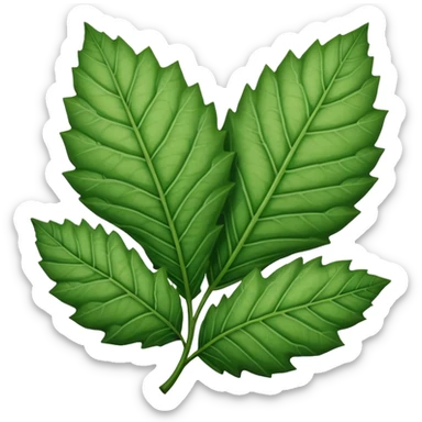 Buckeye leaf sticker