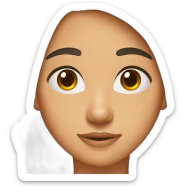 Fille brune de 16 ans sticker