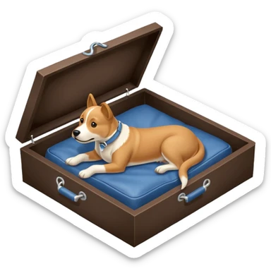 Goals:
1) Isometric view
2) Physically realistic portrayed in a way that would be expected to the average person
3) Avoid anything that could be considered offensive, even 2%

---
Now generate an image to represent a list to buy items for a dog. Items include: 1 Kennel,1 bowl, 1 bed, 1 leash, etc sticker