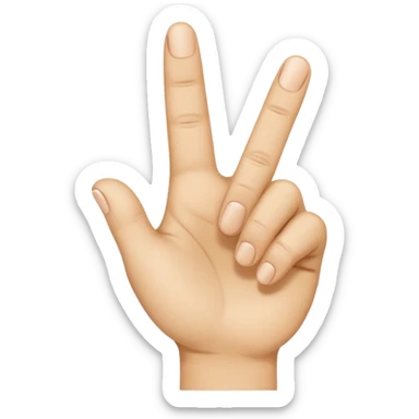 YVL emoji not to realistic make it look like an emoji hand Common Hand Position: The gesture often involves holding up the index finger and thumb to create an "L" shape, while the other fingers are curled down. make it look like an emoji sticker