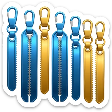 zippered items sticker