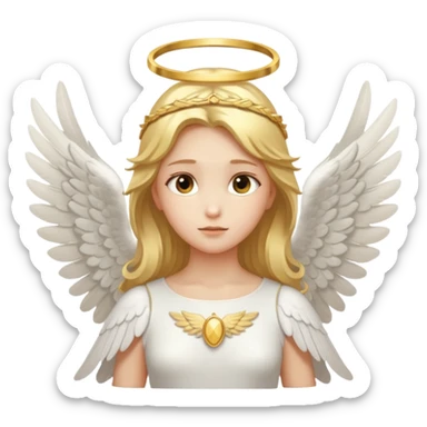 Angel from Christian Gods sticker
