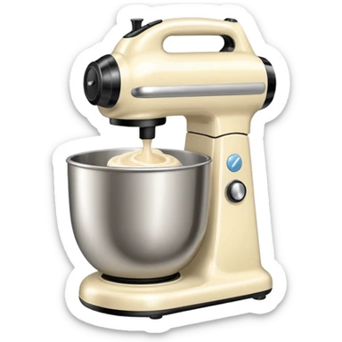 Cream mixer sticker