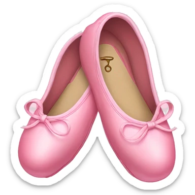 Pink Ballet shoes  sticker