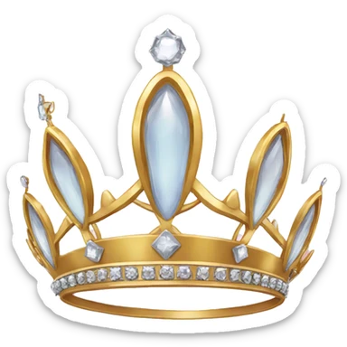 Queen tiara sticker