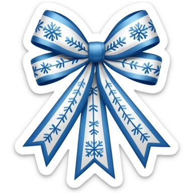 NOT A BOW A CHRISTMAS DECORATION THAT HAS BOWS ON IT AND IS WHITE AND AESTHETIC FROM PINTEREST sticker
