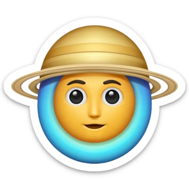 Saturn god sticker