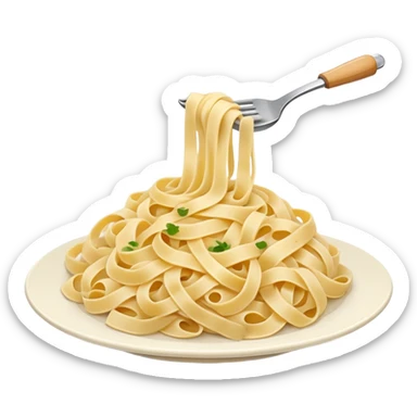Alfredo pasta  sticker