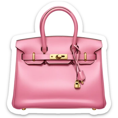 Pink birkin gold hardware 
 sticker