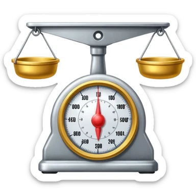 Market Scale Weight sticker