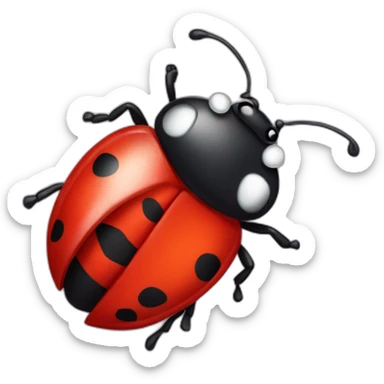 Lady bug sticker