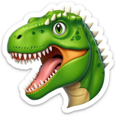T- Rex popping sticker