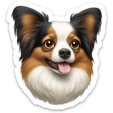 papillon avec cochon sticker