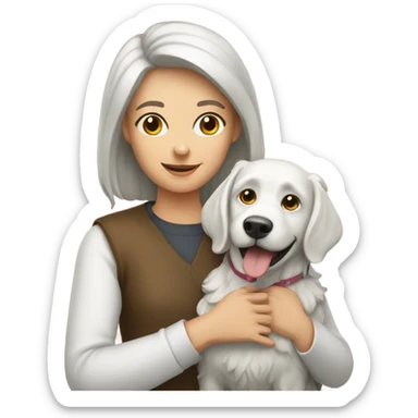 Dog loving owner sticker