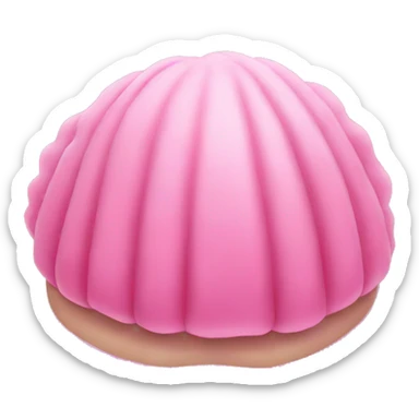 Pink concha sticker