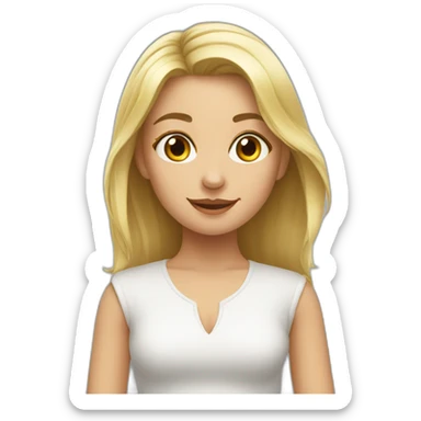 Девушка sticker