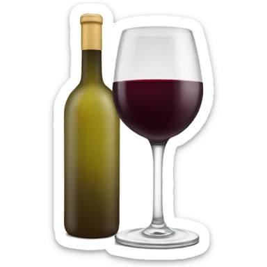 taça de vinho vazia sticker