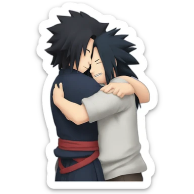 Madara uchiha hug sticker