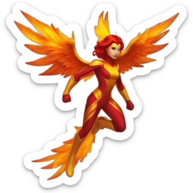 xmen phoenix sticker