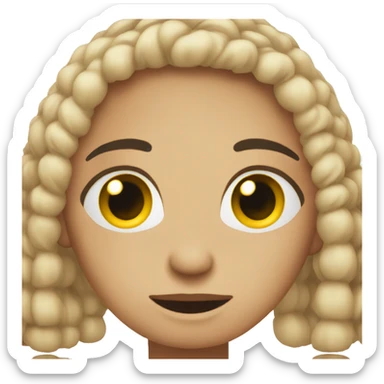 😶 the above emoji with no eyes sticker