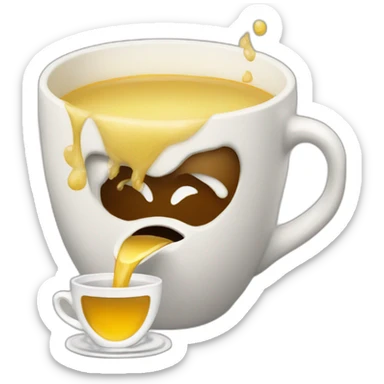 spilling the tea sticker