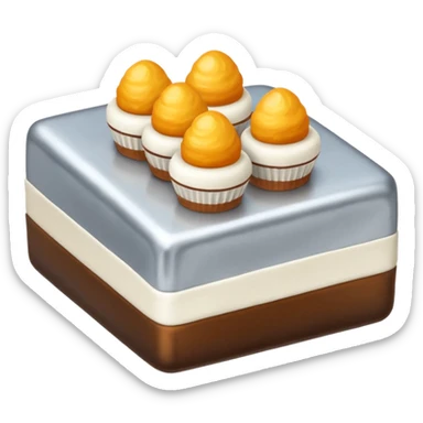 Moule ou on peut mettre des cakes à l’intérieur et le mettre au four. (Met juste le moule pas le four) sticker