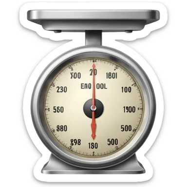 Market Scale Weight sticker