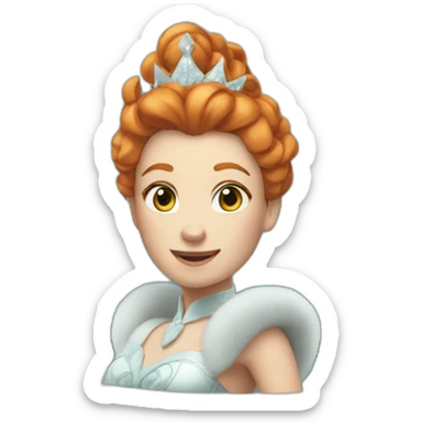 ginger queen ice spice sticker